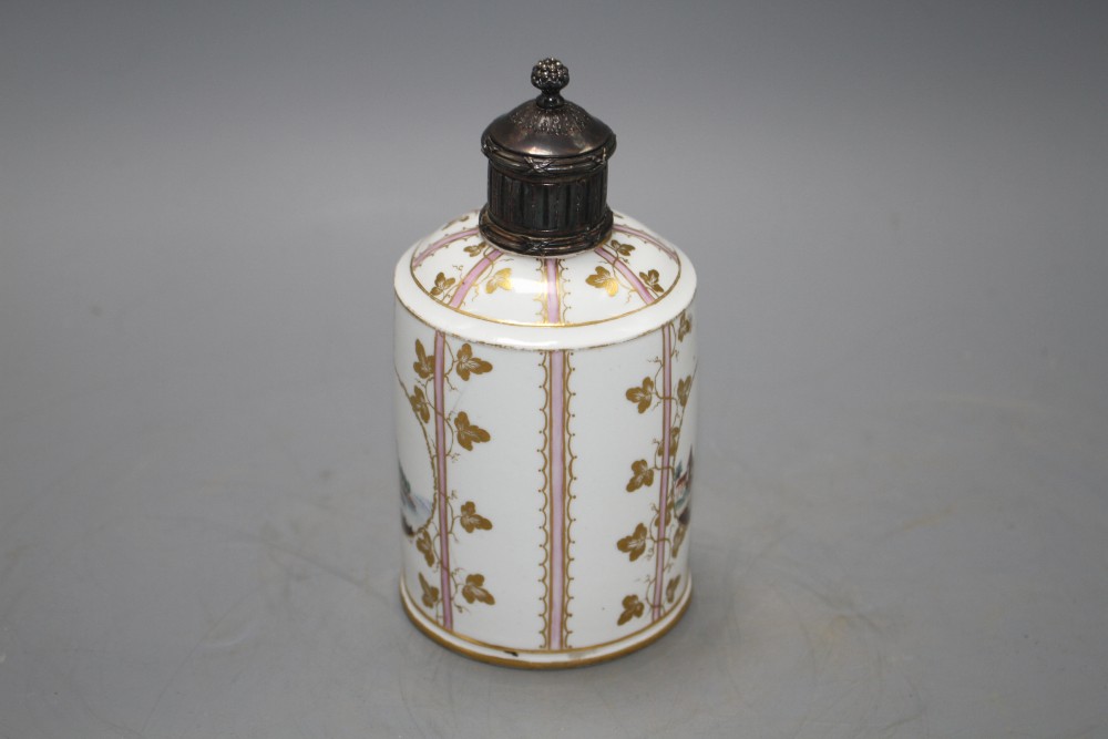 An early 19th century Continental porcelain scent bottle
